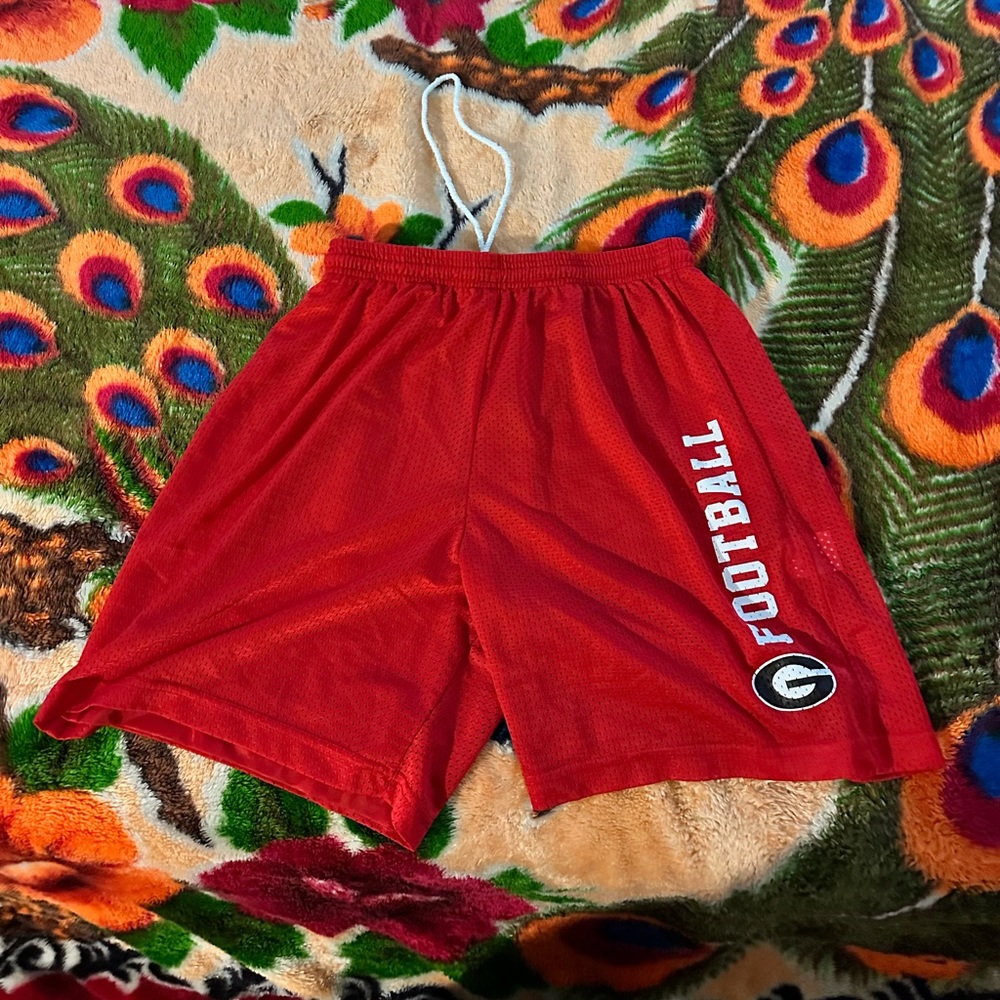 Men’s M Georgia Football athletic shorts, New